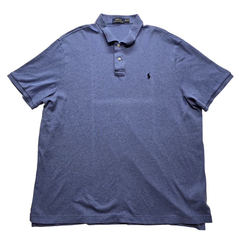 Polo Ralph Lauren Classic Fit Polo Shirt Blue Casual Men XXL